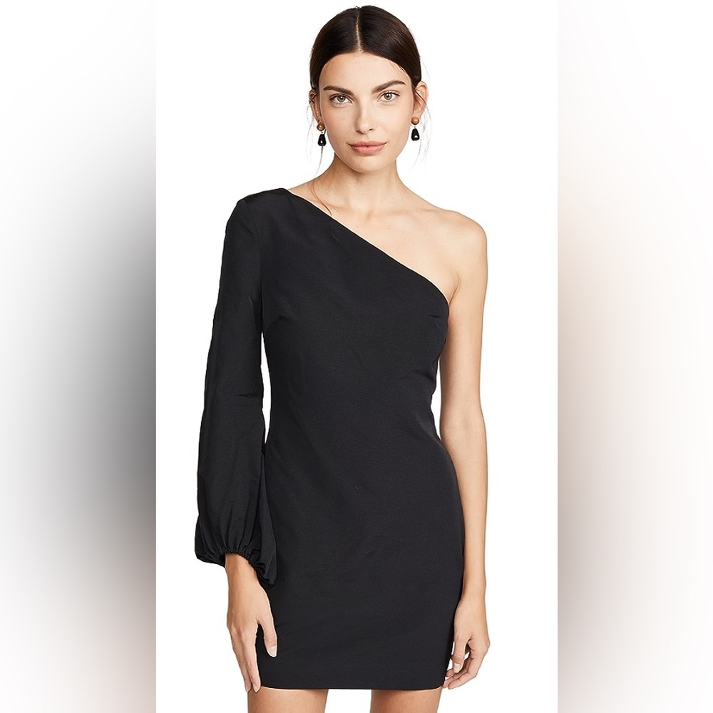 Staud One Shoulder Mini Dress